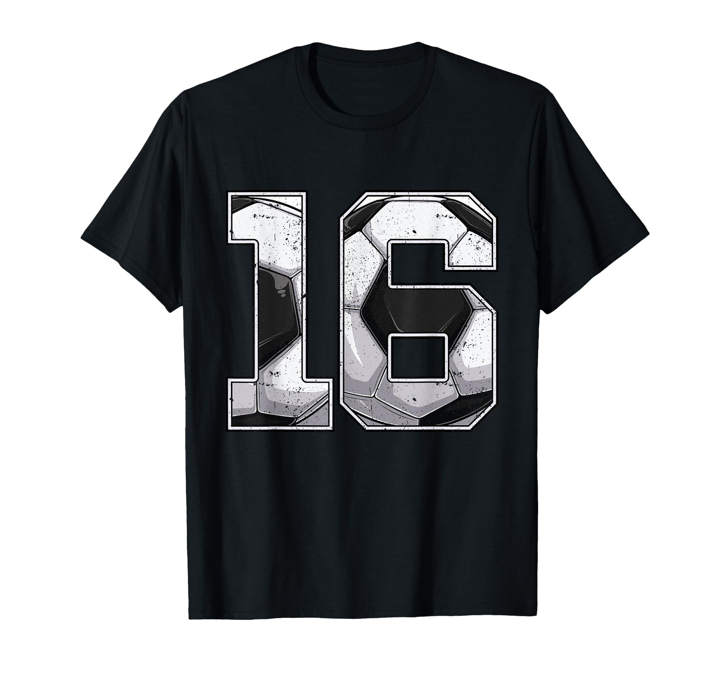 Soccer 16Th Birthday Sixteen 16 Years T-Shirt - Minimalist Print Unisex - T-Shirt, Sweatshirt, Hoodie