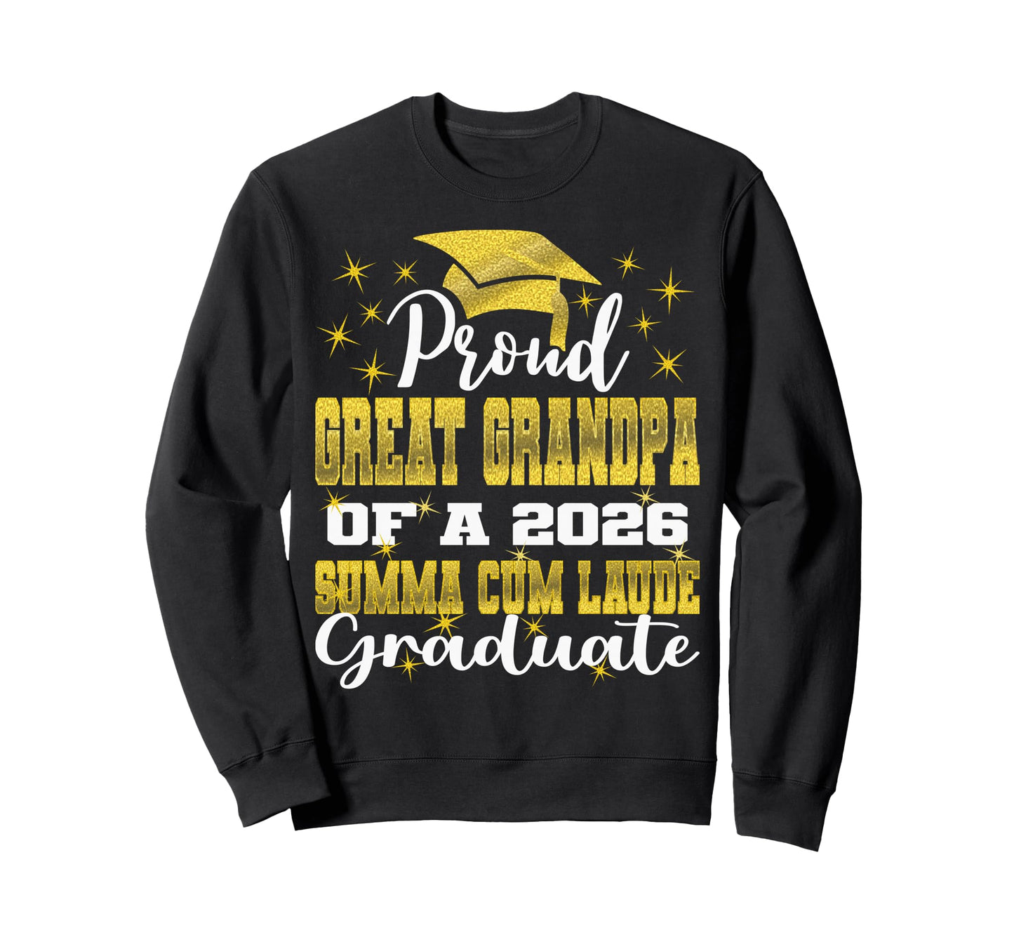 Proud Great Grandpa 2026 Summa Sweatshirt - Aesthetic Graphic for Adults - T-Shirt, Sweatshirt, Hoodie