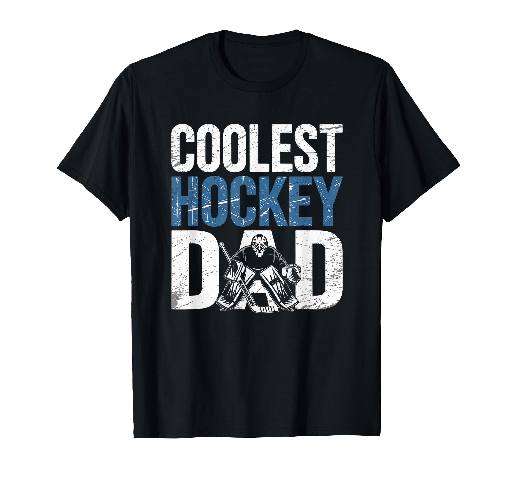 Coolest Hockey Dad Funny Sport Father T-Shirt - Minimalist Print Men Women - T-Shirt, Sweatshirt, Hoodie