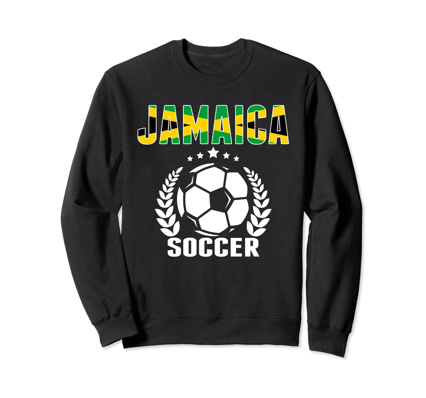 Jamaica Soccer Fans Jersey Sweatshirt - Casual Everyday Wear Men Women - T-Shirt, Sweatshirt, Hoodie