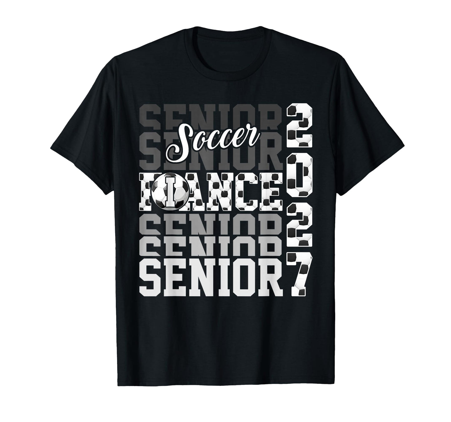 Senior 2027 Soccer Fiance Proud T-Shirt - Custom Art Print for Adults - T-Shirt, Sweatshirt, Hoodie