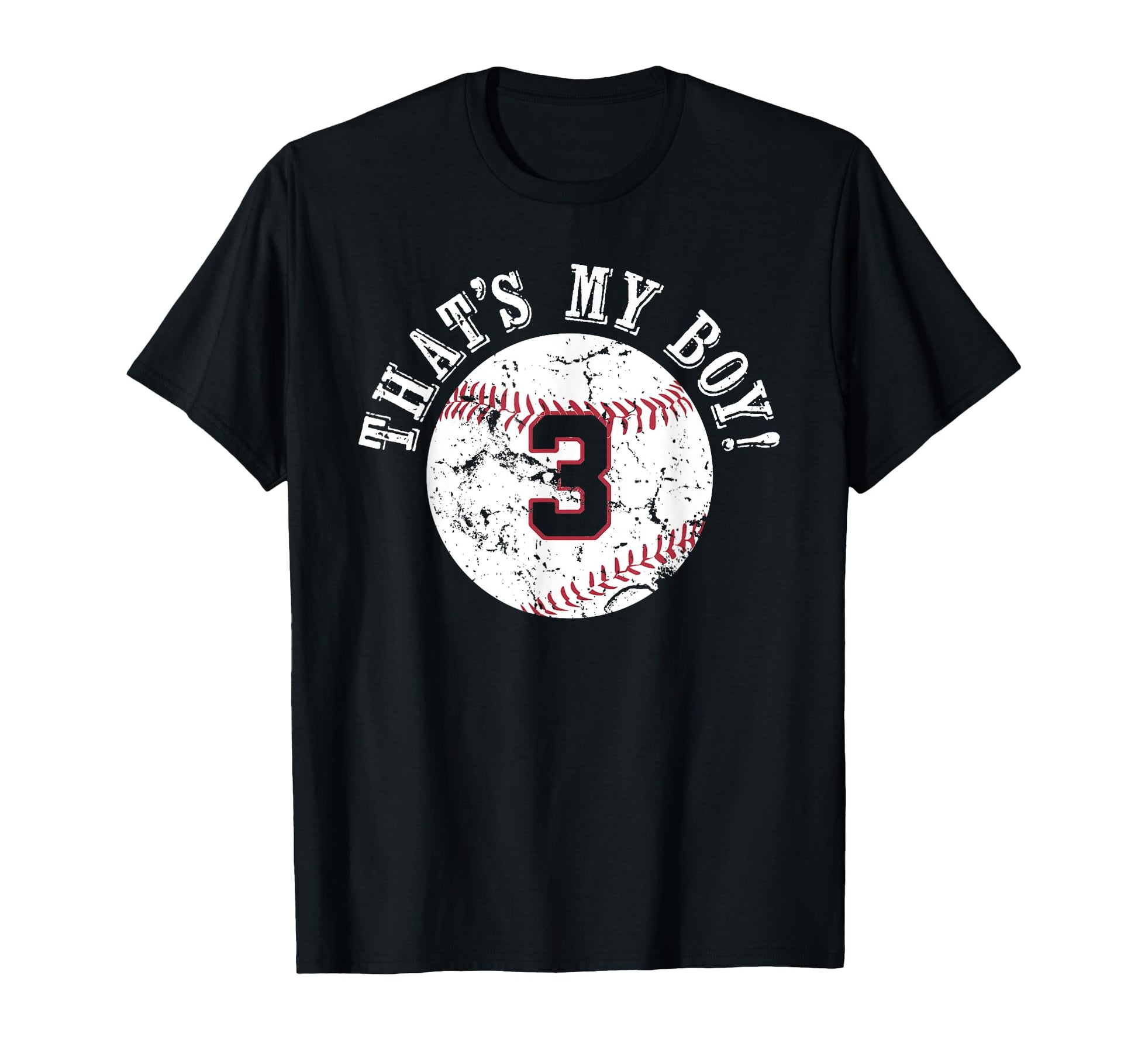 Unique Thats My 3 Baseball Player Mom T-Shirt - Custom Art Print Men Women - T-Shirt, Sweatshirt, Hoodie