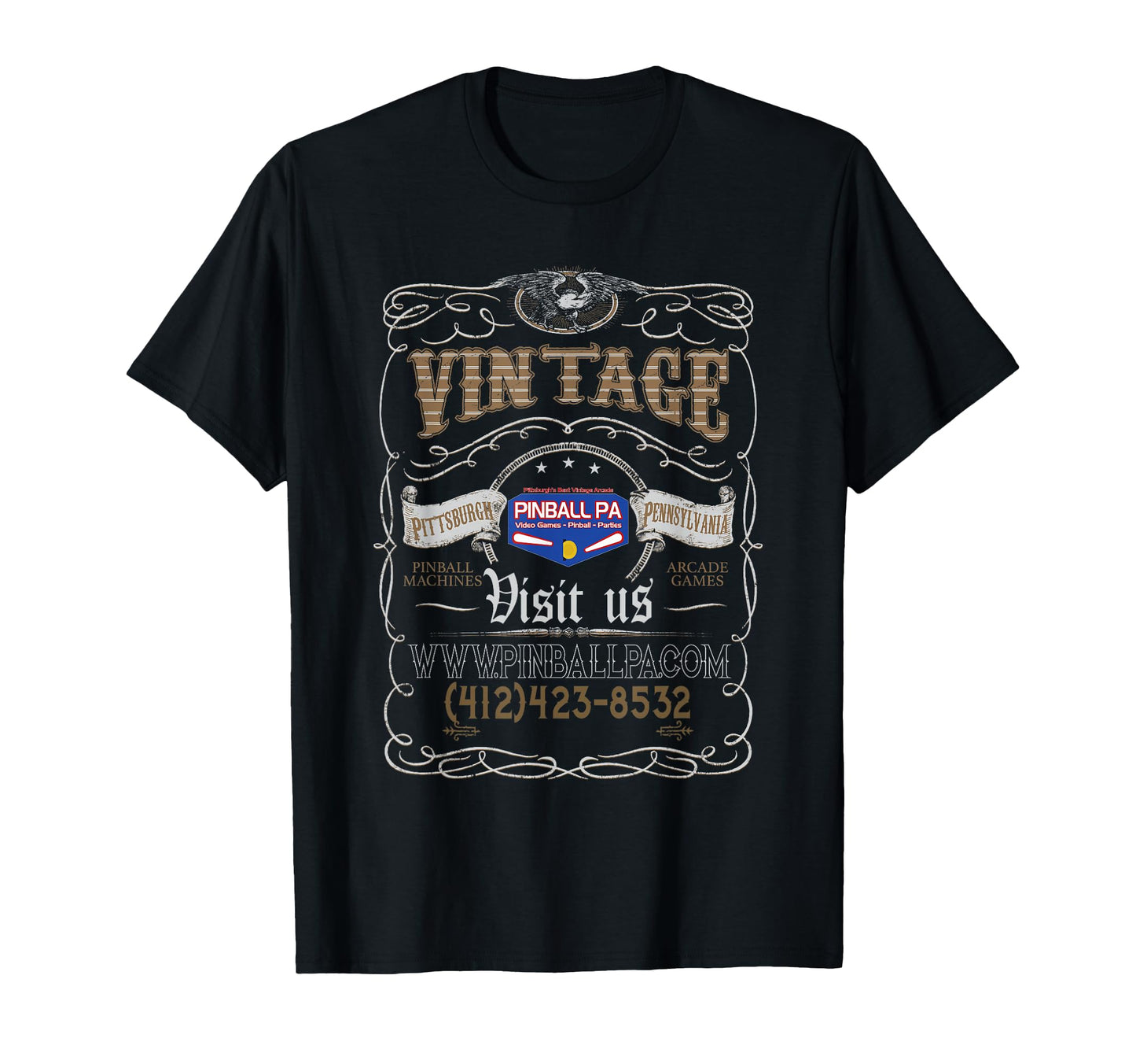 Pinball Pa T Shirts Color Logo T-Shirt - Aesthetic Graphic Unisex - T-Shirt, Sweatshirt, Hoodie