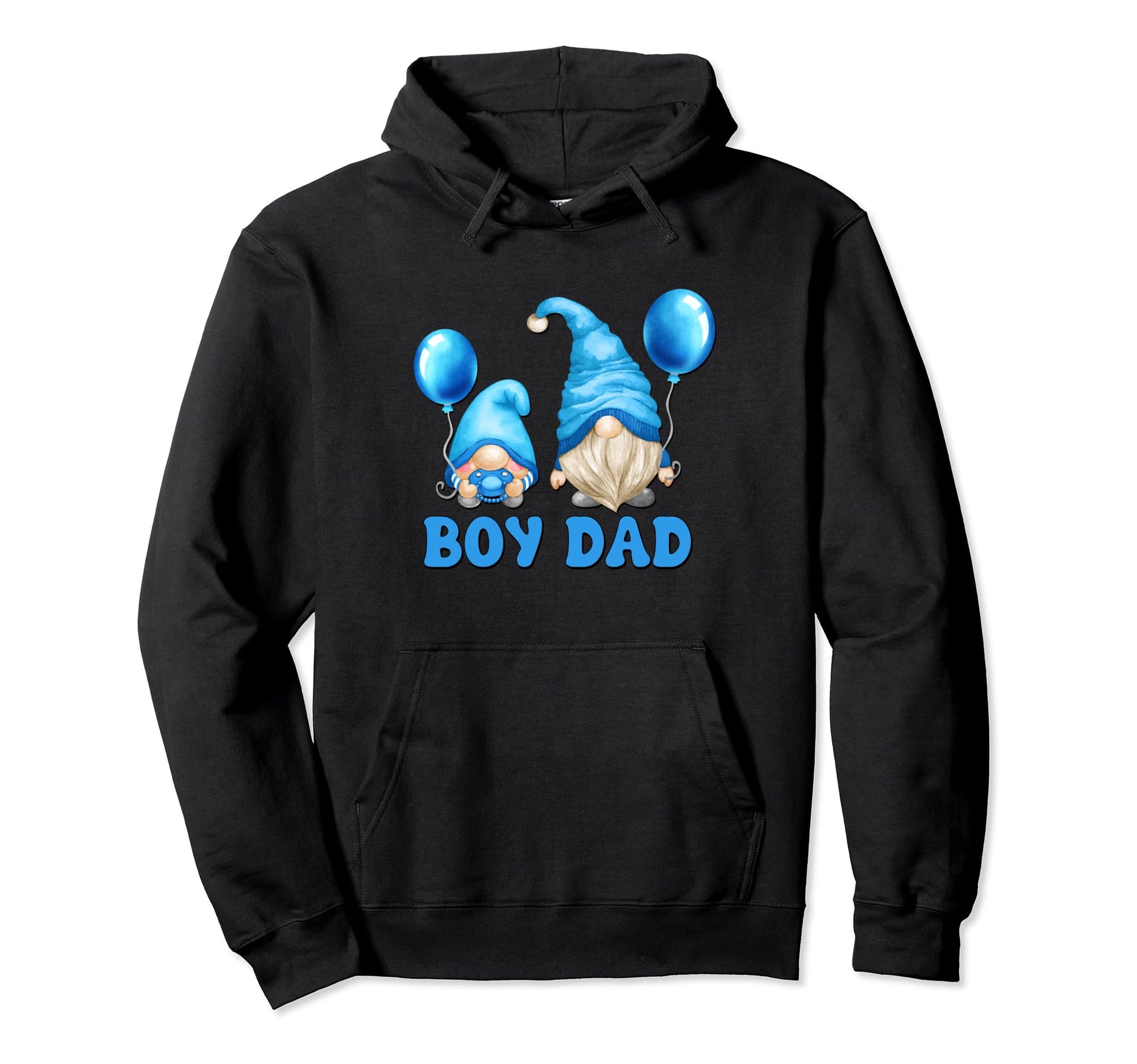 Blue Father And Son Matching Gnome Team Hoodie - Streetwear Style Unisex - T-Shirt, Sweatshirt, Hoodie