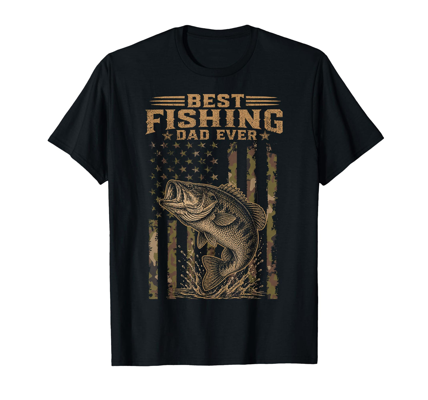 Best Dad Ever Fishing Fathers T-Shirt - Casual Everyday Wear for Adults - T-Shirt, Sweatshirt, Hoodie