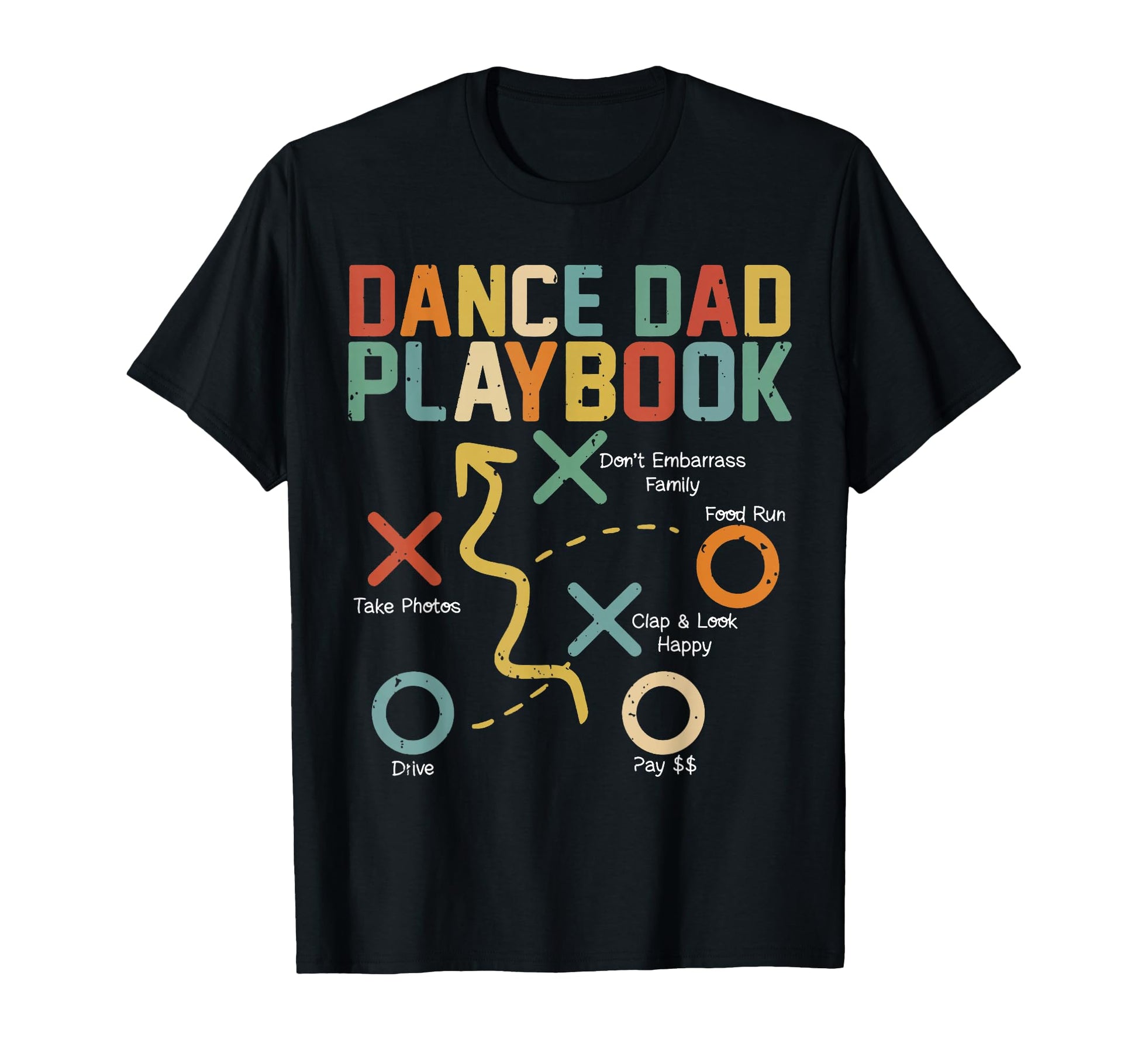Dance Dad Comp Funny Playbook Dancing T-Shirt - Unique Graphic Unisex - T-Shirt, Sweatshirt, Hoodie