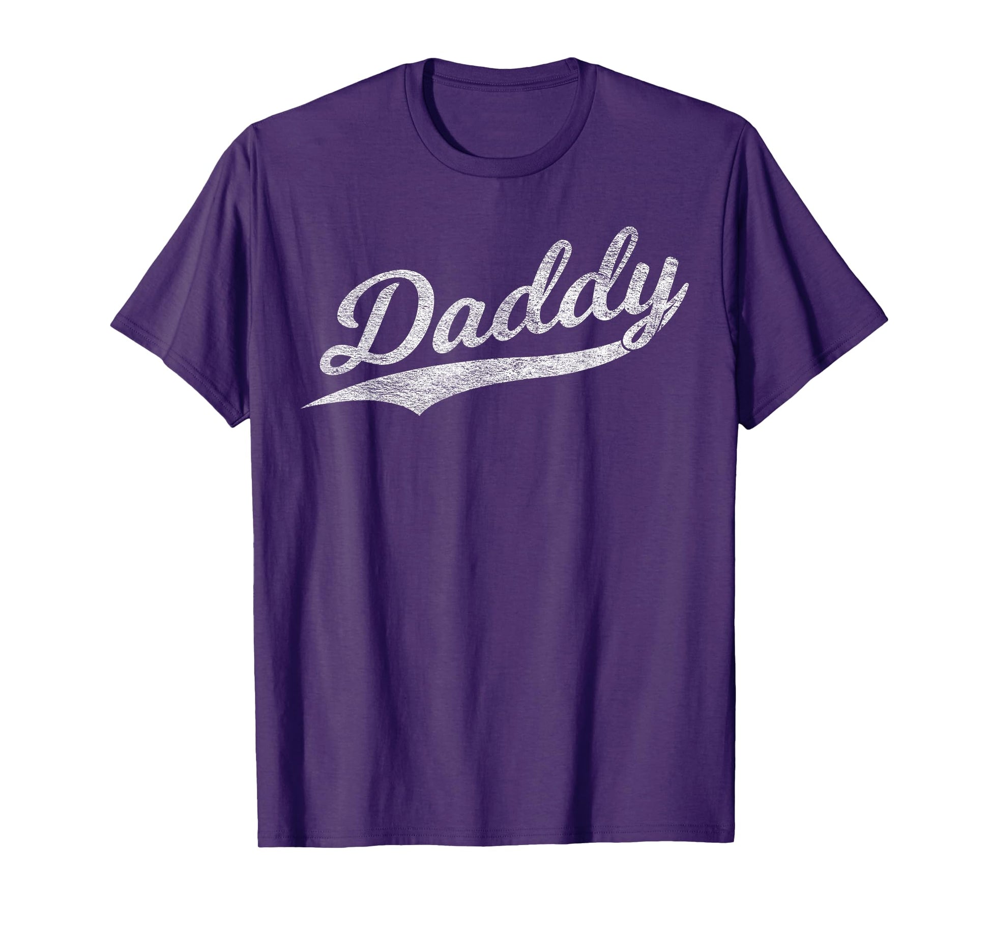 Daddy Baseball Script Cursive T-Shirt - Casual Everyday Wear for Adults - T-Shirt, Sweatshirt, Hoodie