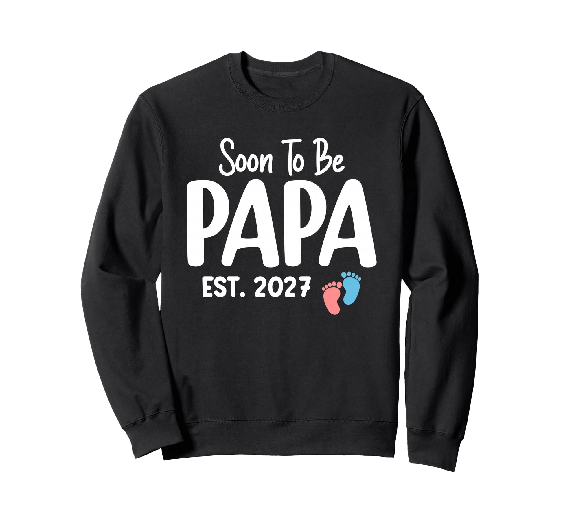 Soon To Be Papa Est 2027 Funny Pregnancy Sweatshirt - Graphic Print Unisex - T-Shirt, Sweatshirt, Hoodie
