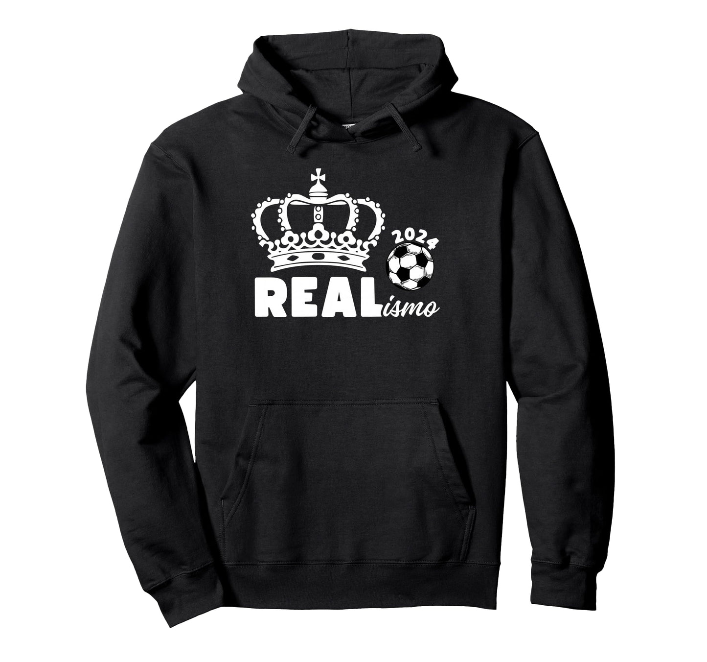 Realismo 2024 Champion Madrid Football L Hoodie - Aesthetic Graphic Unisex - T-Shirt, Sweatshirt, Hoodie
