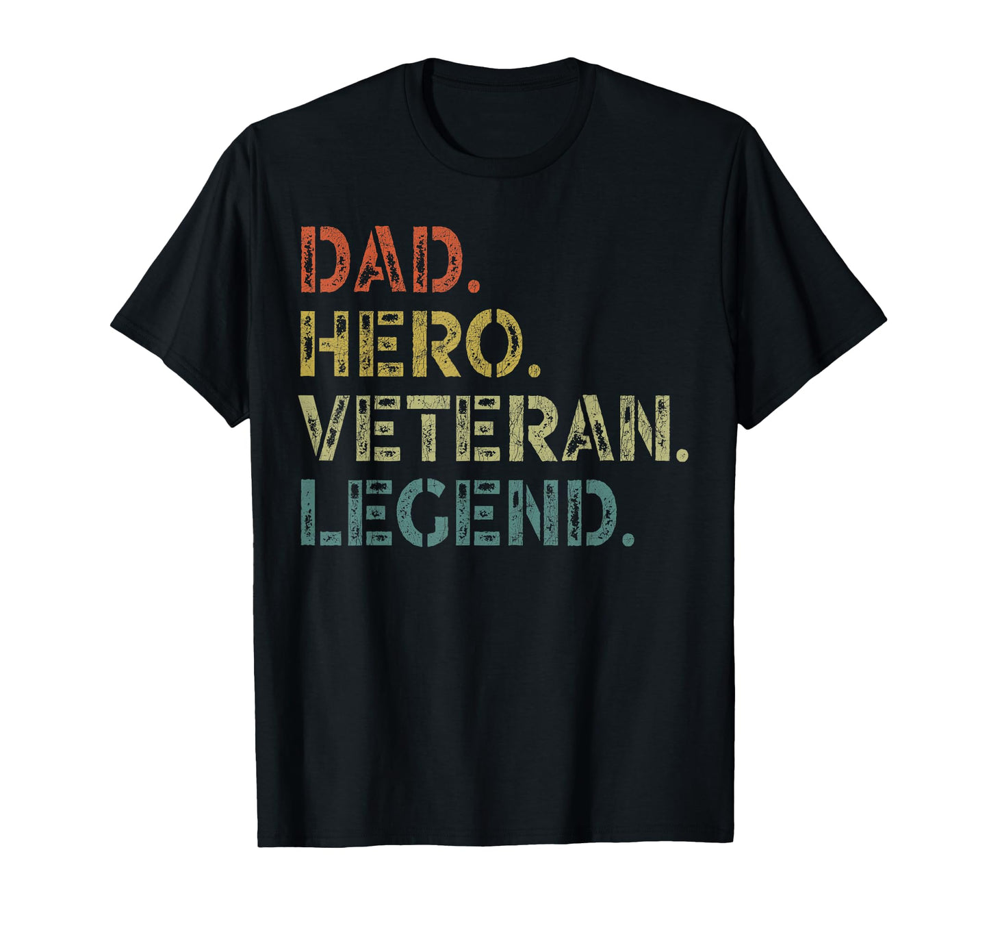 Fathers Day Patriotic Dad Hero Veteran T-Shirt - Unique Graphic Unisex - T-Shirt, Sweatshirt, Hoodie