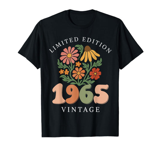 60 Years Old 1965 60Th Birthday T-Shirt - Minimalist Print for Adults - T-Shirt, Sweatshirt, Hoodie