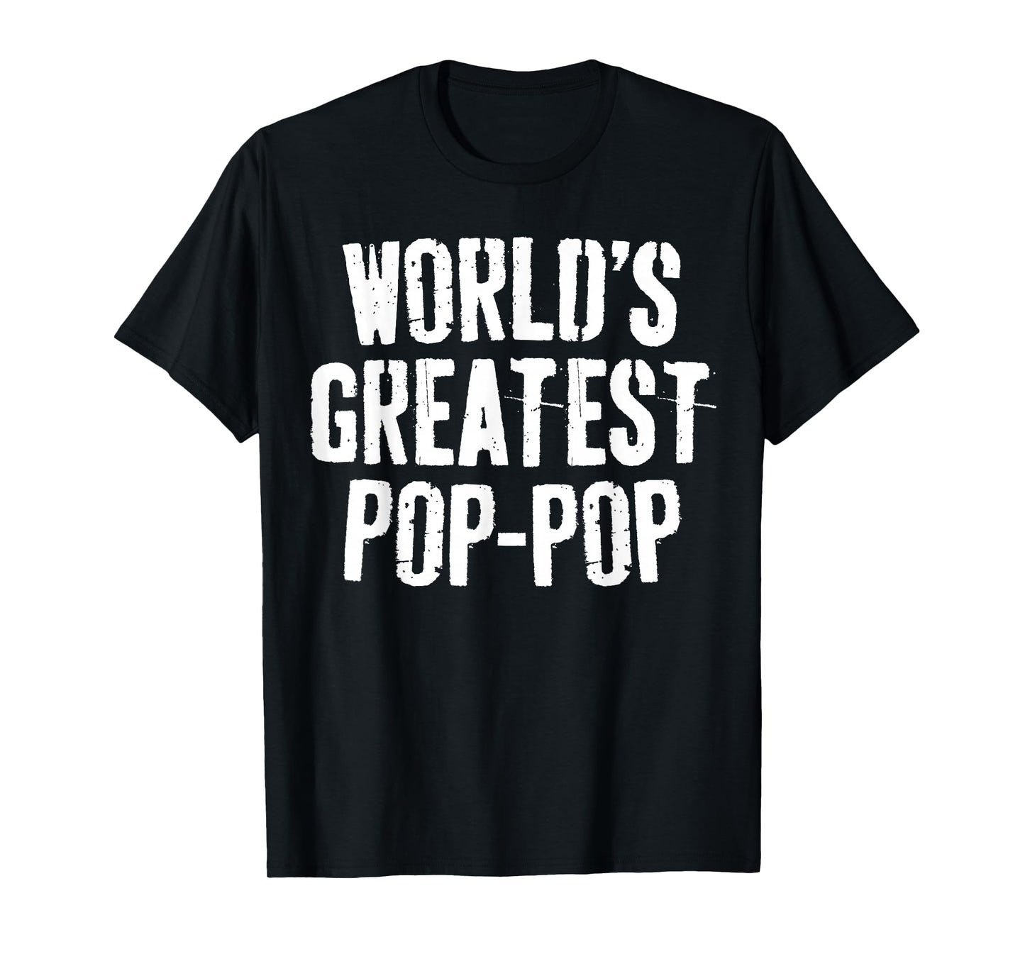 Worlds Greatest Pop Pop Dad Grandpa T-Shirt - Custom Art Print for Adults - T-Shirt, Sweatshirt, Hoodie