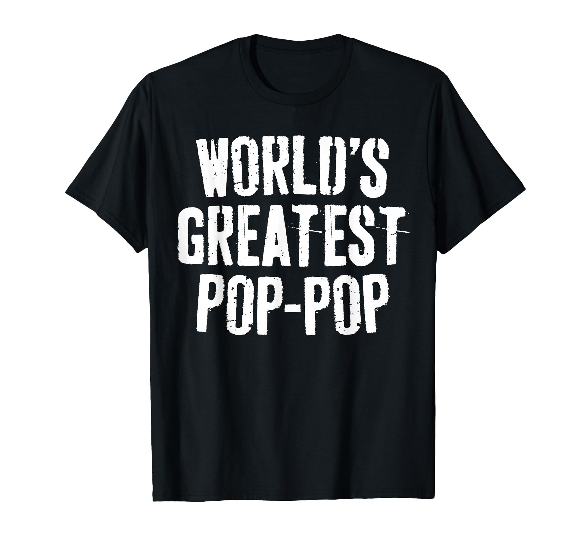 Worlds Greatest Pop Pop Dad Grandpa T-Shirt - Custom Art Print for Adults - T-Shirt, Sweatshirt, Hoodie