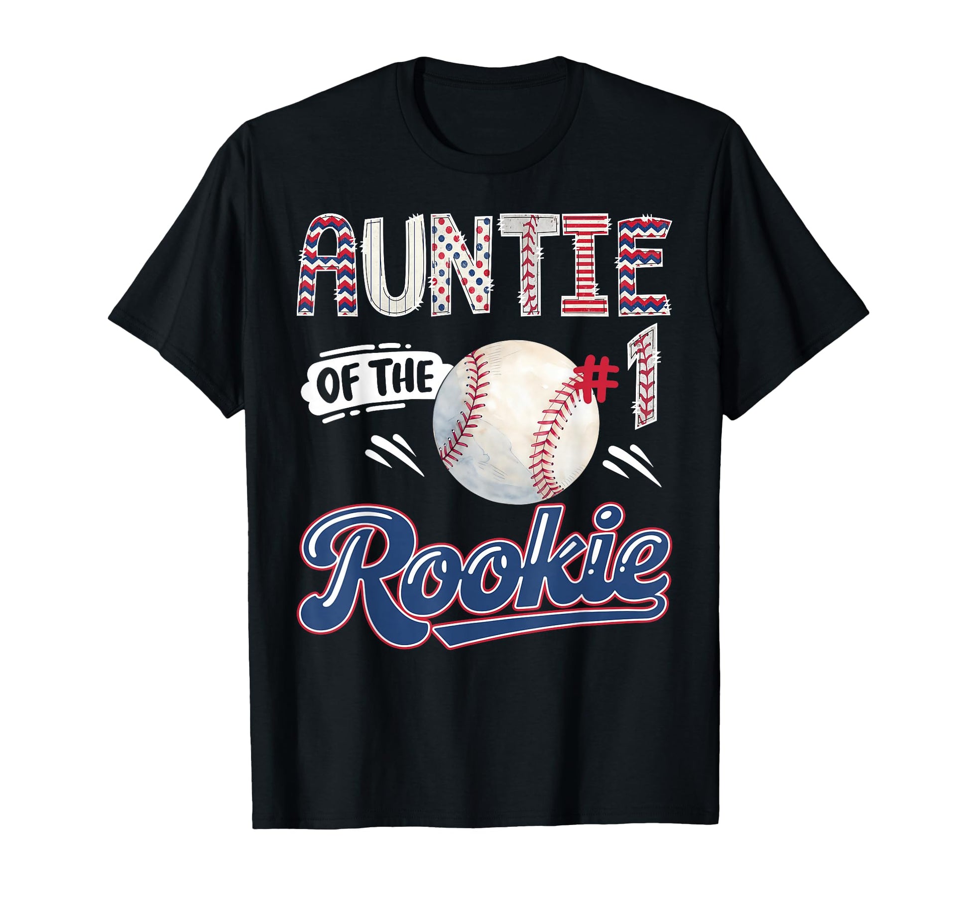 Auntie Rookie Baseball 1St Birthday T-Shirt - Minimalist Print for Adults - T-Shirt, Sweatshirt, Hoodie