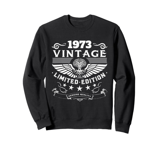1973 Mens Bday 1973 Sweatshirt - Minimalist Print Men Women - T-Shirt, Sweatshirt, Hoodie