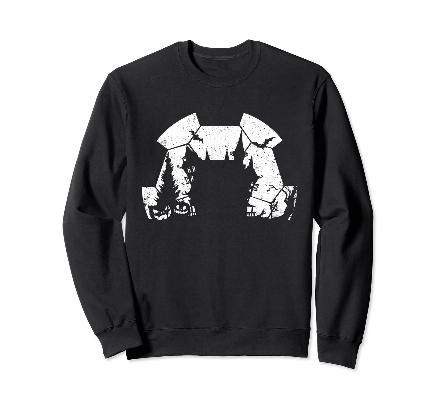 Distressed Soccer Halloween Sweatshirt - Casual Everyday Wear for Adults - T-Shirt, Sweatshirt, Hoodie