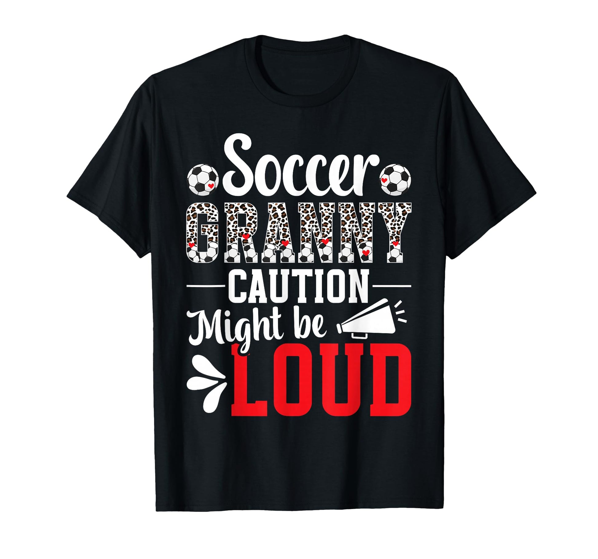 Soccer Granny Might Be Loud Granny T-Shirt - Minimalist Print Men Women - T-Shirt, Sweatshirt, Hoodie