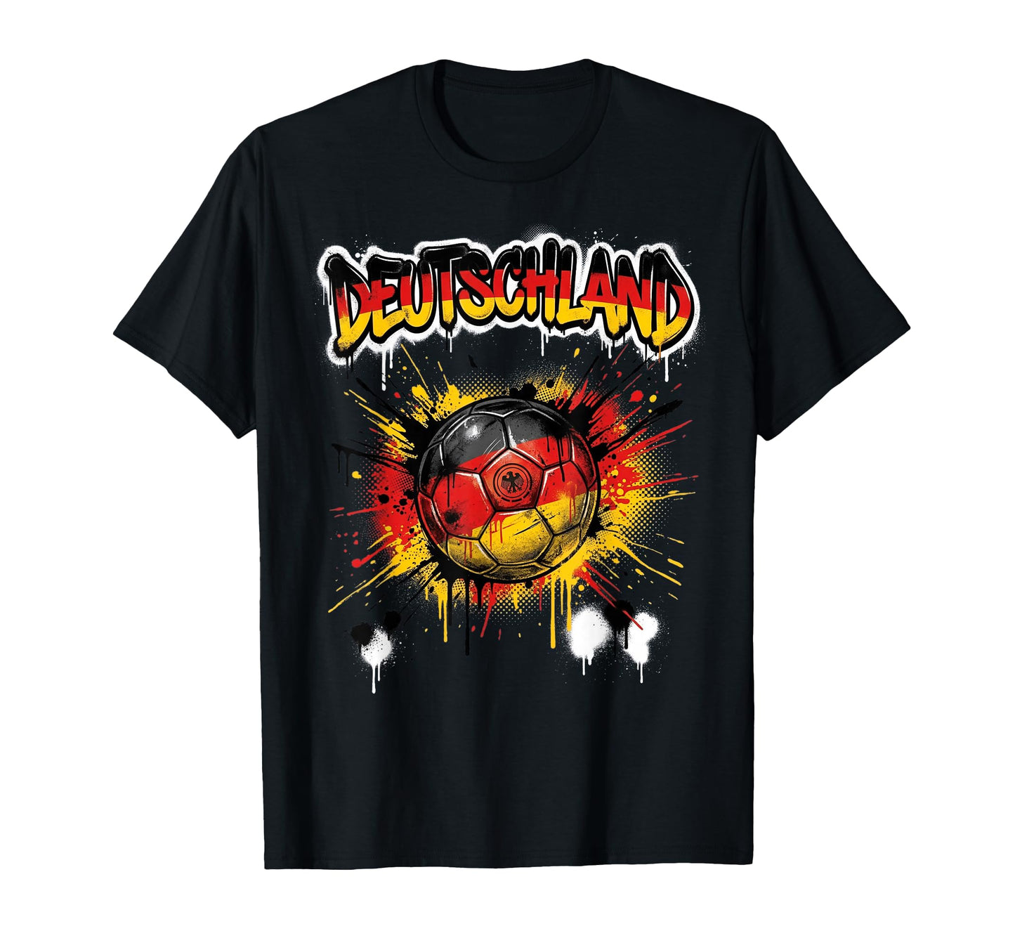 Germany Football Soccer Player Flag T-Shirt - Custom Art Print Men Women - T-Shirt, Sweatshirt, Hoodie