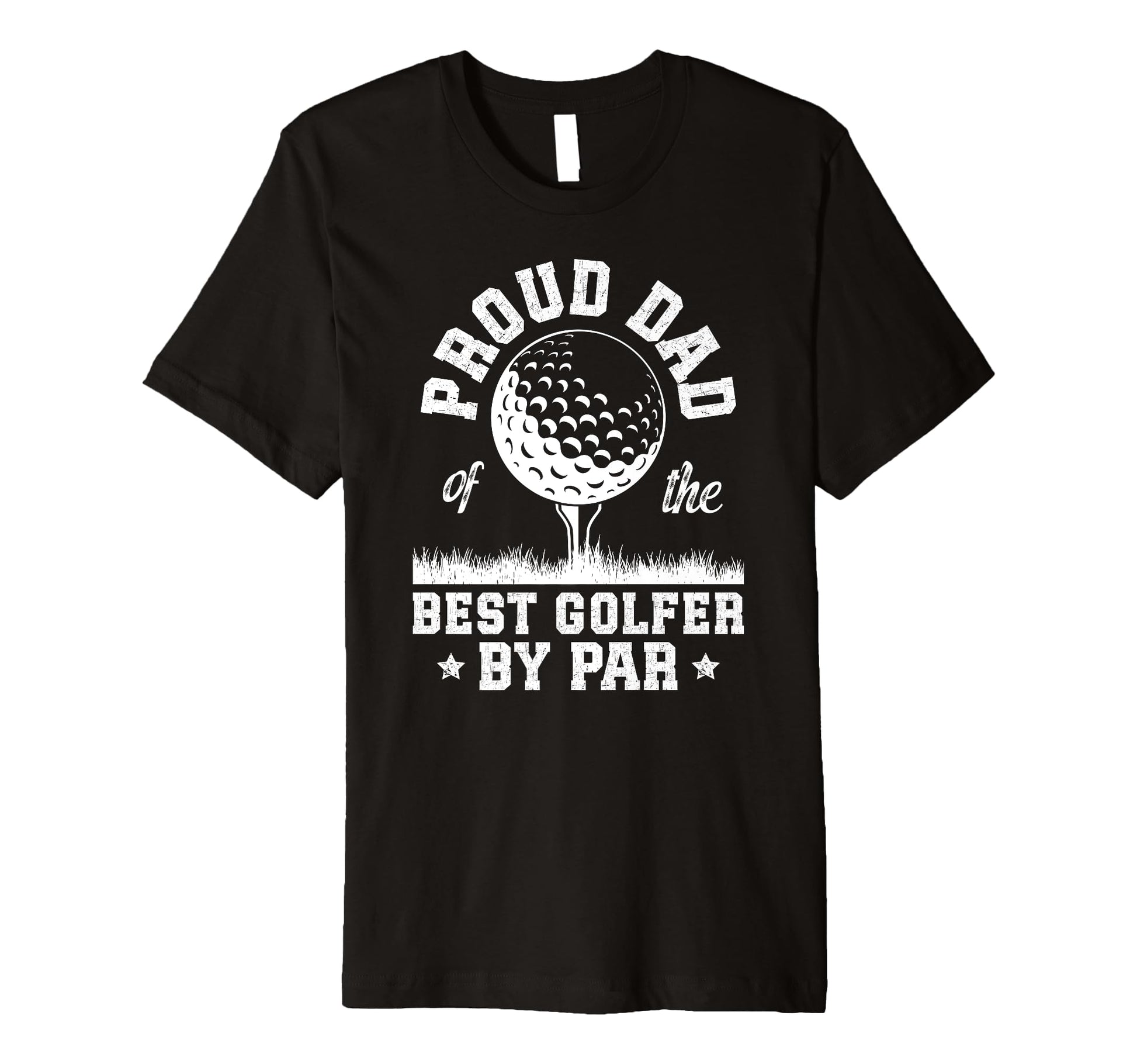 Mens Proud Dad Golf Player Father T-Shirt - Custom Art Print Men Women - T-Shirt, Sweatshirt, Hoodie