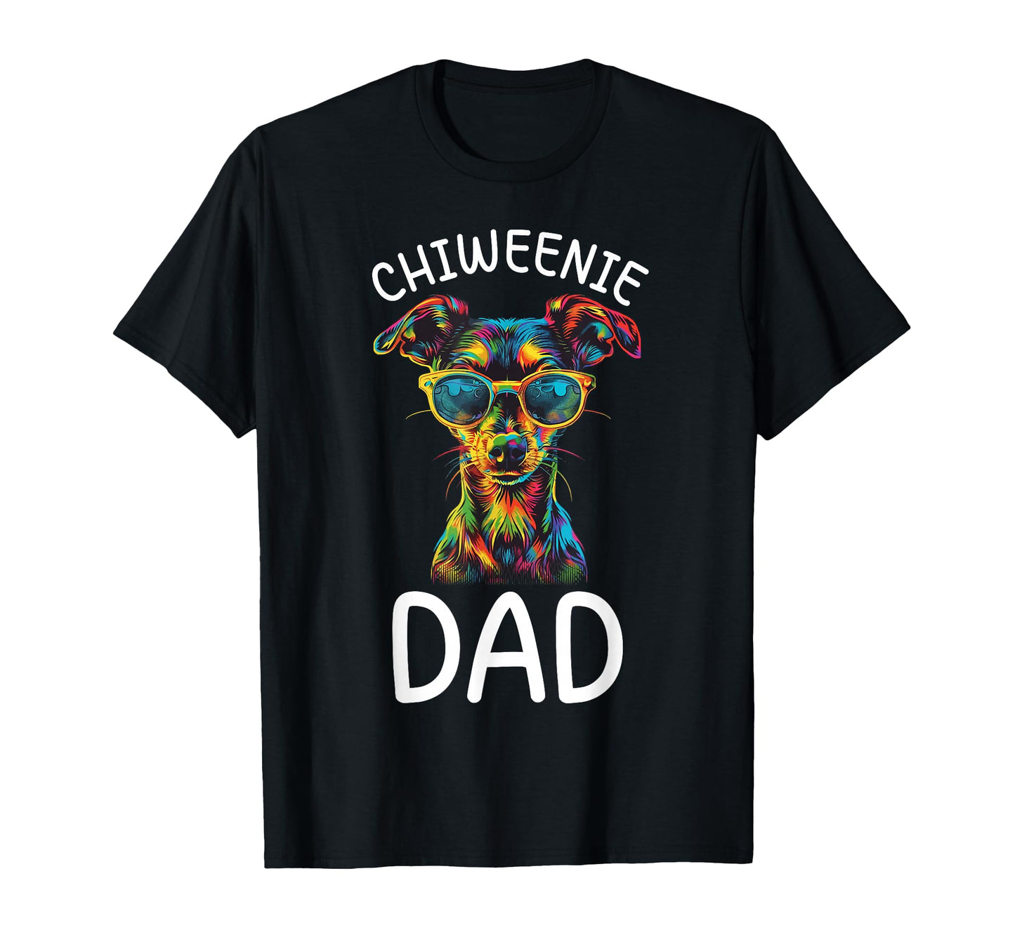 Mens Chiweenie Lovers Chiweenie Dad T-Shirt - Aesthetic Graphic Men Women - T-Shirt, Sweatshirt, Hoodie