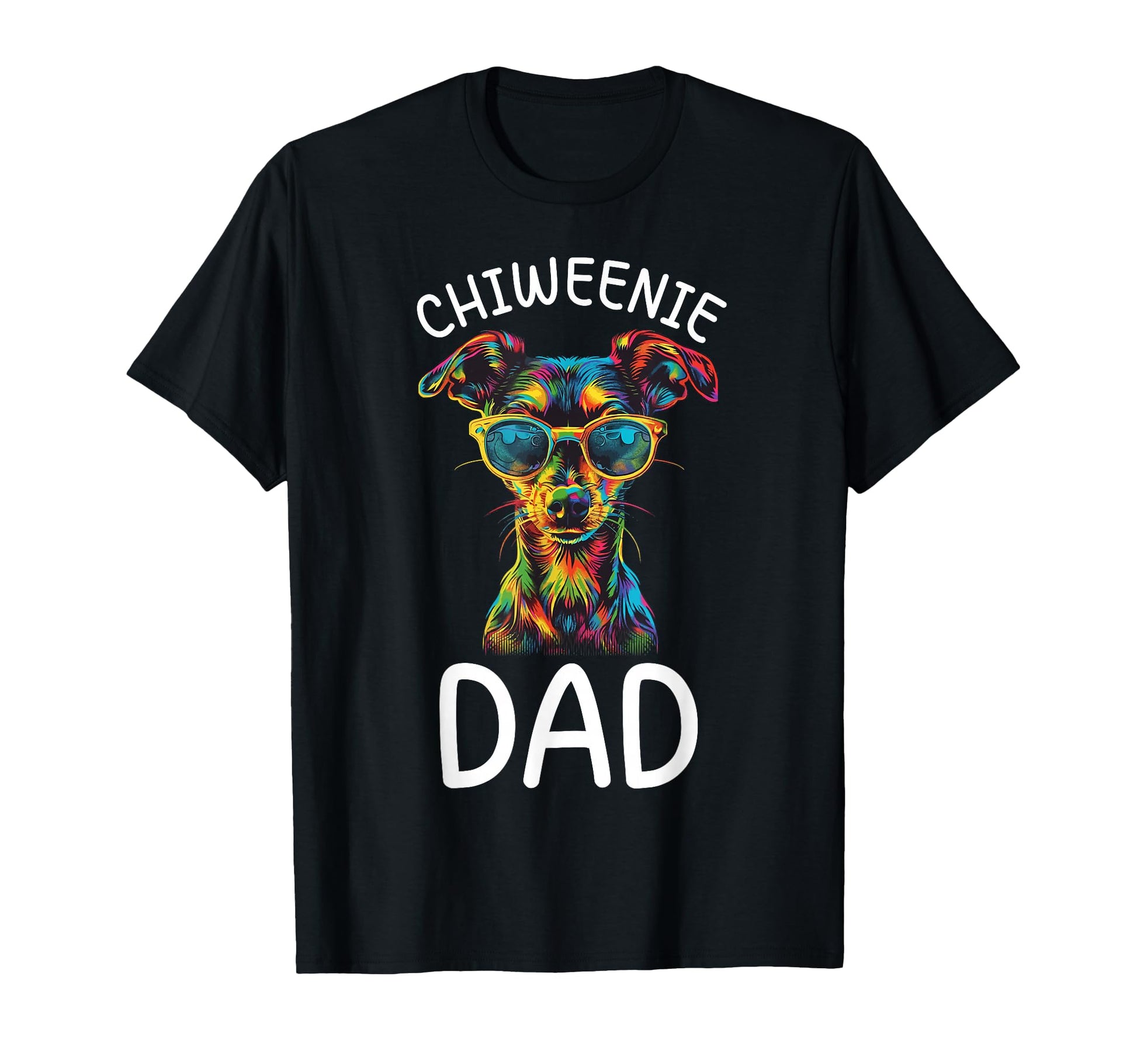 Mens Chiweenie Lovers Chiweenie Dad T-Shirt - Aesthetic Graphic Men Women - T-Shirt, Sweatshirt, Hoodie