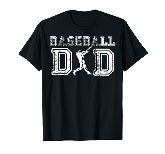 Baseball Dad Funny Fathers Day T-Shirt - Casual Everyday Wear for Adults - T-Shirt, Sweatshirt, Hoodie