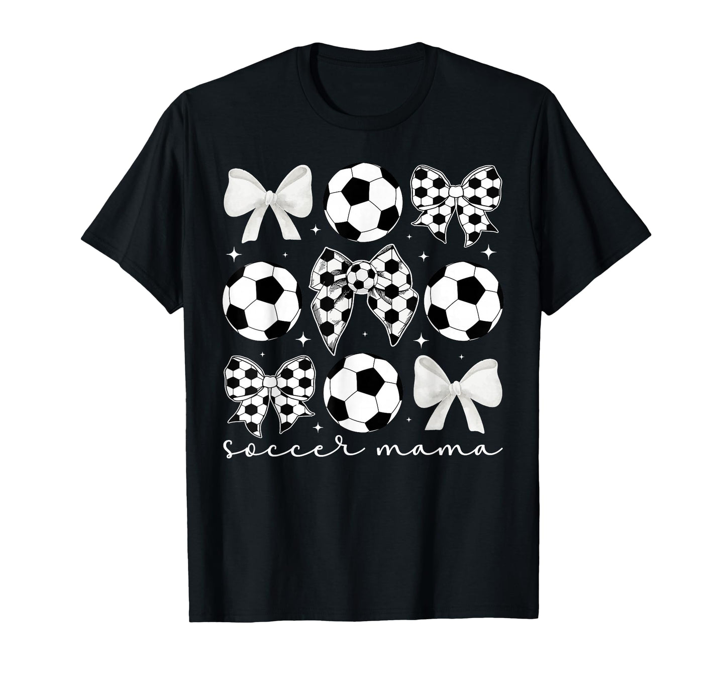 Soccer Mama Coquette Soccer Mom T-Shirt - Fun Novelty Design Men Women - T-Shirt, Sweatshirt, Hoodie