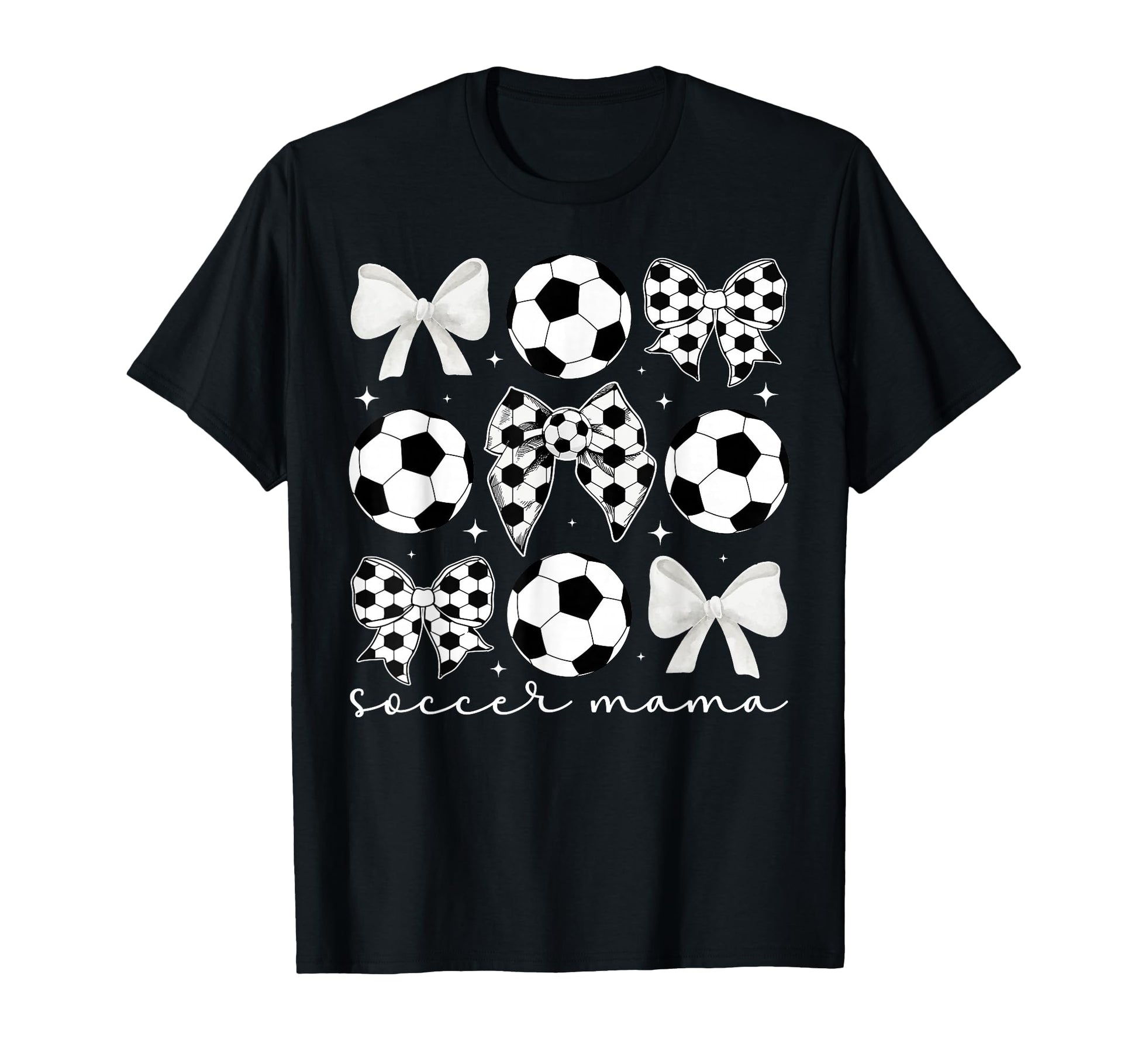 Soccer Mama Coquette Soccer Mom T-Shirt - Fun Novelty Design Men Women - T-Shirt, Sweatshirt, Hoodie
