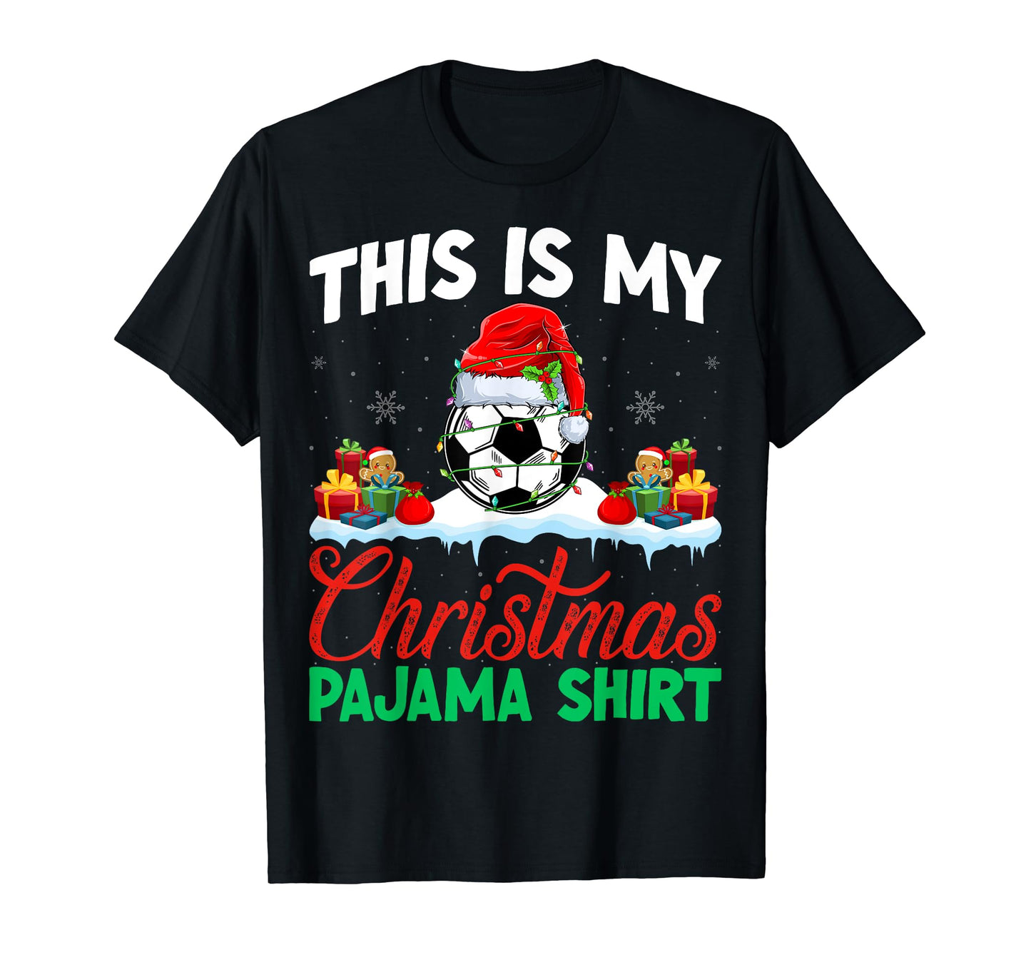 Soccer Ball Pajama Soccer Ball Wearing T-Shirt - Trendy Graphic for Adults - T-Shirt, Sweatshirt, Hoodie