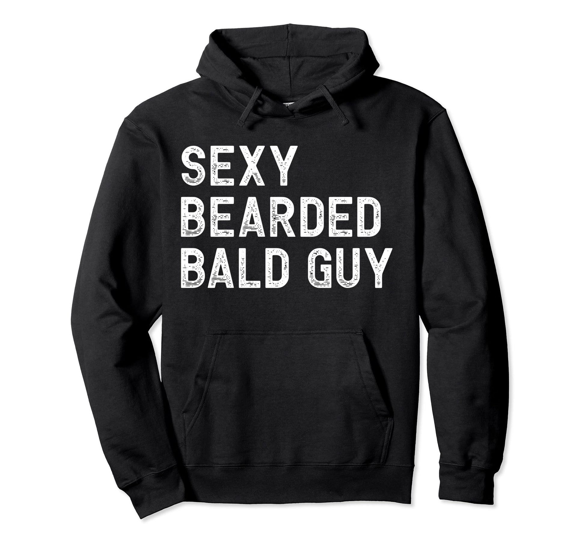 Sexy Bearded Bald Guy Funny Beard Lover Hoodie - Trendy Graphic Unisex - T-Shirt, Sweatshirt, Hoodie