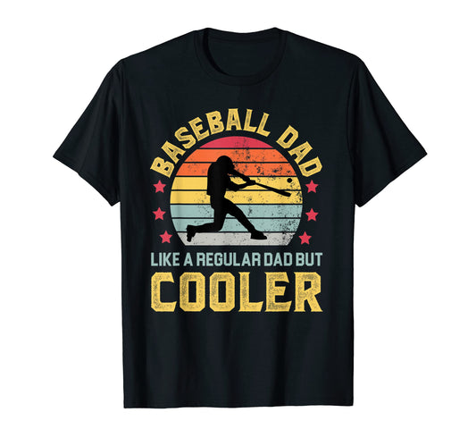 Baseball Dad Cooler Funny Mens Baseball T-Shirt - Minimalist Print Unisex - T-Shirt, Sweatshirt, Hoodie