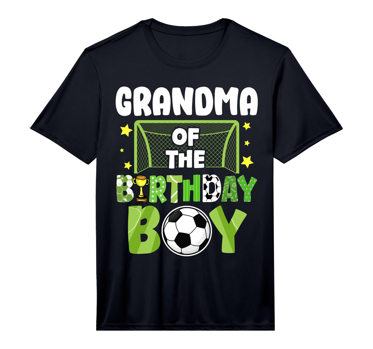 Mens Soccer Grandma Birthday Party T-Shirt - Minimalist Print Men Women - T-Shirt, Sweatshirt, Hoodie