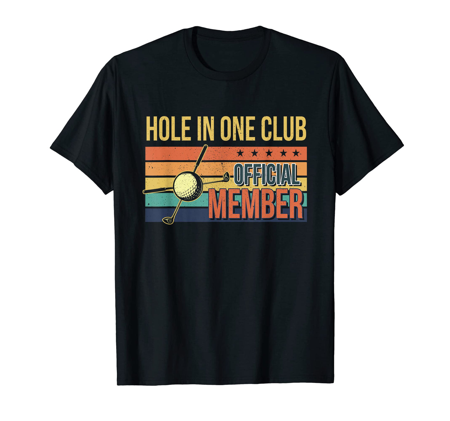Funny Hole One Golf Dad Cart Golfer T-Shirt - Fun Novelty Design for Adults - T-Shirt, Sweatshirt, Hoodie