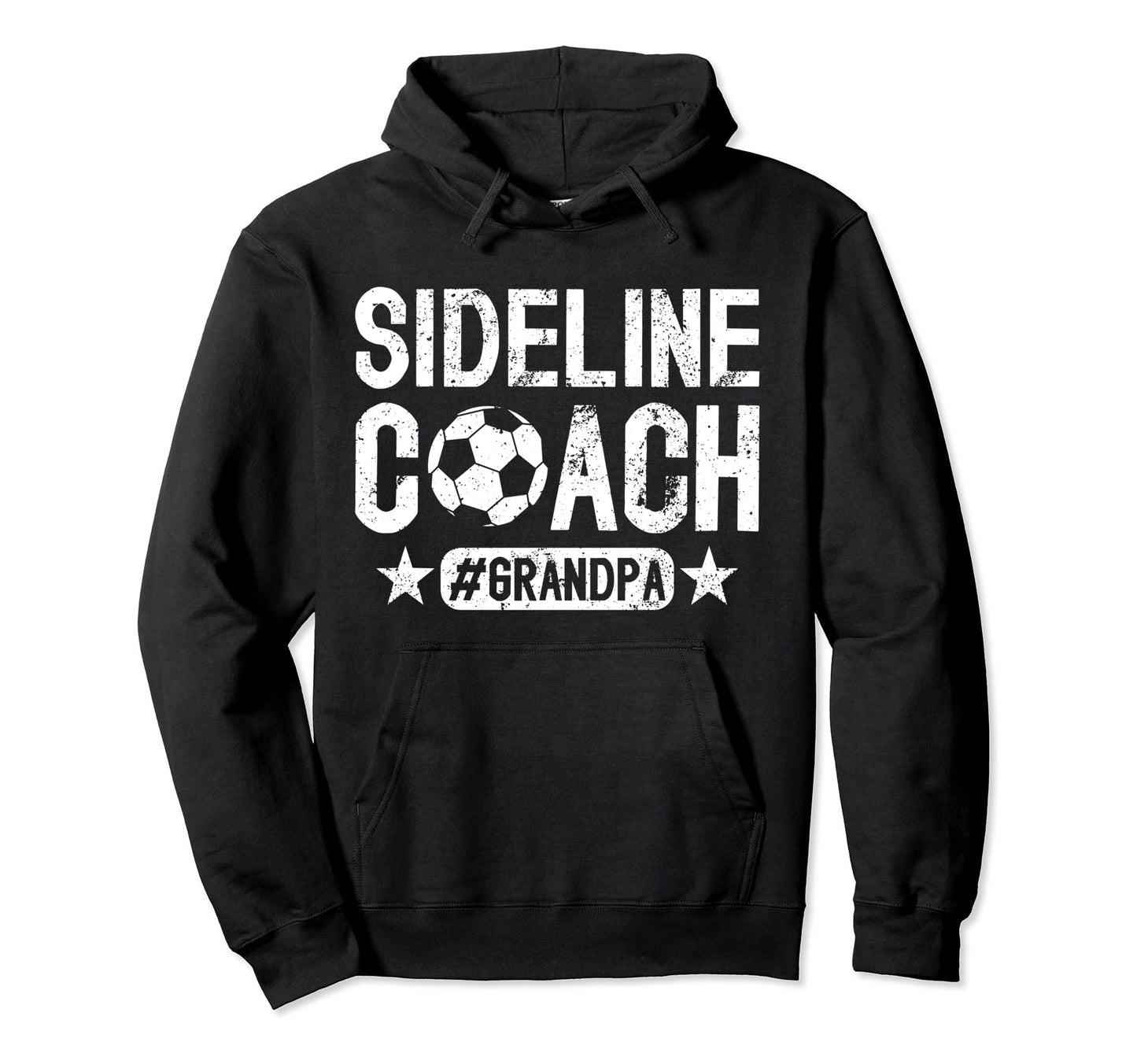 Sideline Coach Soccer Grandpa Soccer Hoodie - Novelty Apparel Unisex - T-Shirt, Sweatshirt, Hoodie