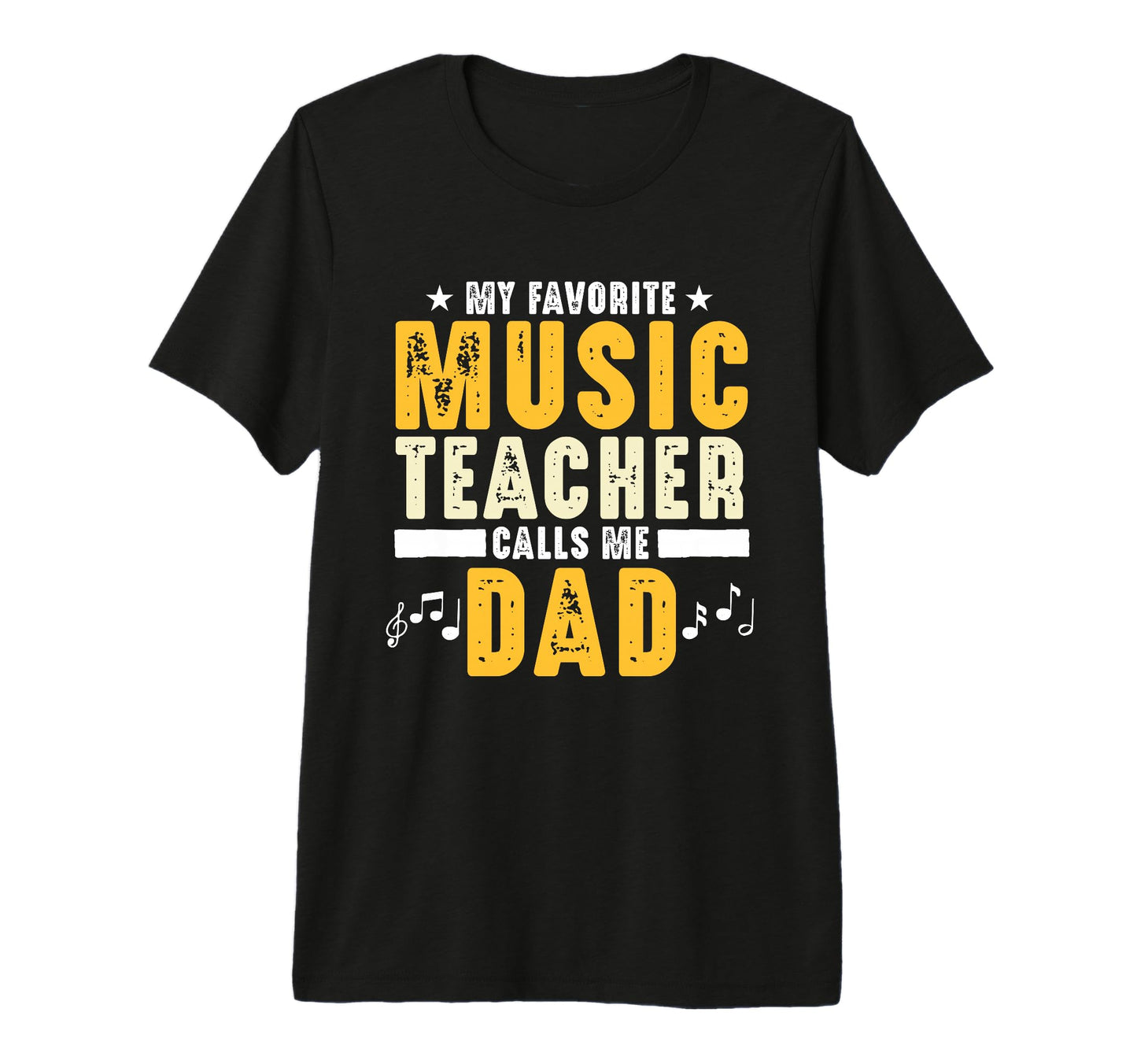 Music Teacher Calls Me Dad Musician T-Shirt - Minimalist Print Men Women - T-Shirt, Sweatshirt, Hoodie