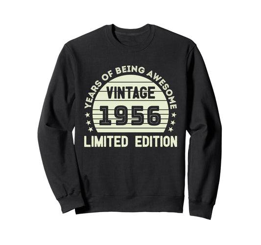 1956 T Shirts Funny 1956 Birthday Sweatshirt - Custom Art Print Unisex - T-Shirt, Sweatshirt, Hoodie