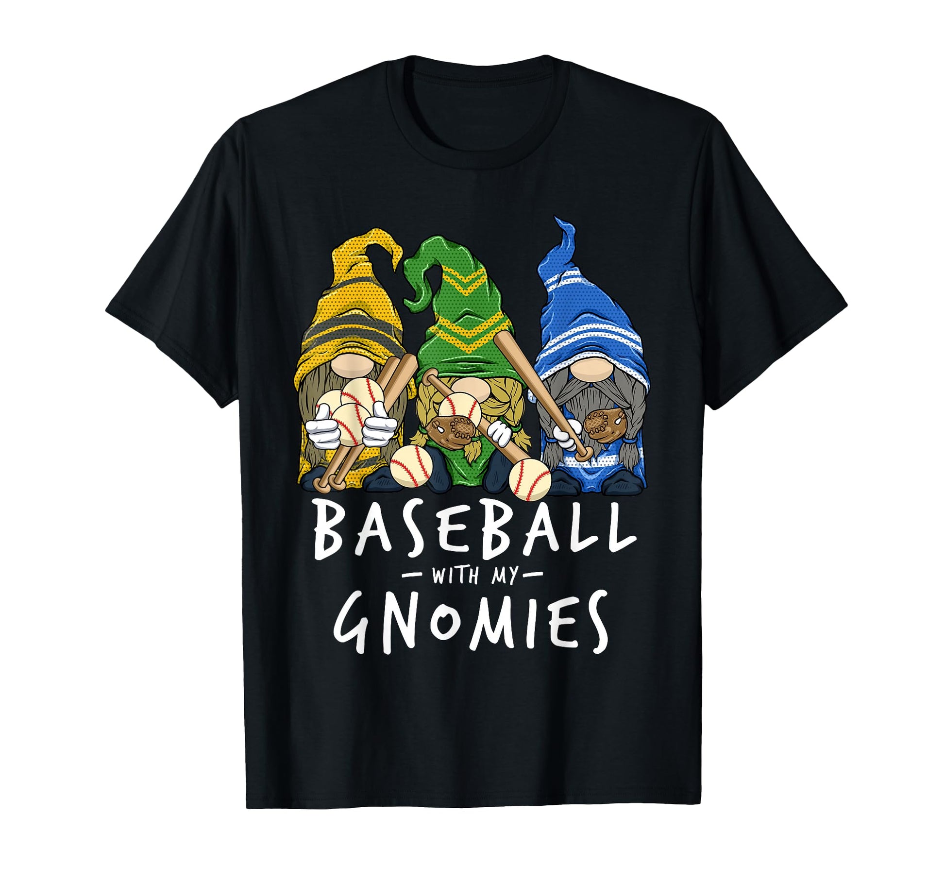 Baseball Gnomes Baseball My Gnomies T-Shirt - Minimalist Print for Adults - T-Shirt, Sweatshirt, Hoodie