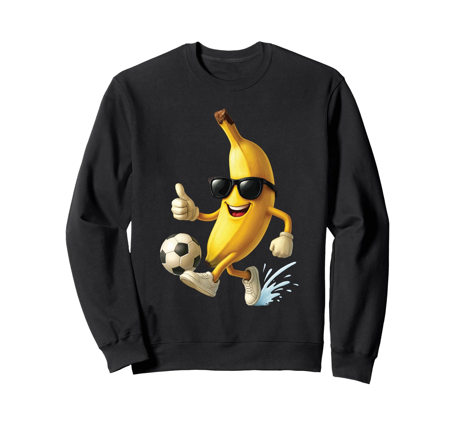 Banana Soccer Sweatshirt - Trendy Graphic Unisex - T-Shirt, Sweatshirt, Hoodie