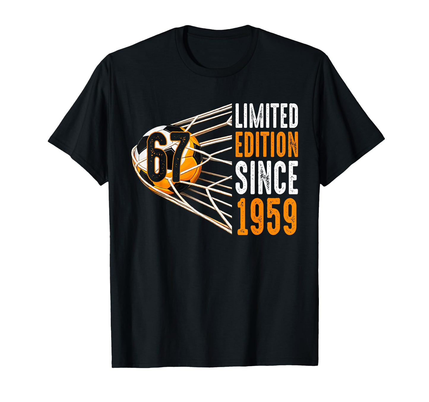 Soccer 67 Years Old Since 1959 67Th T-Shirt - Aesthetic Graphic for Adults - T-Shirt, Sweatshirt, Hoodie
