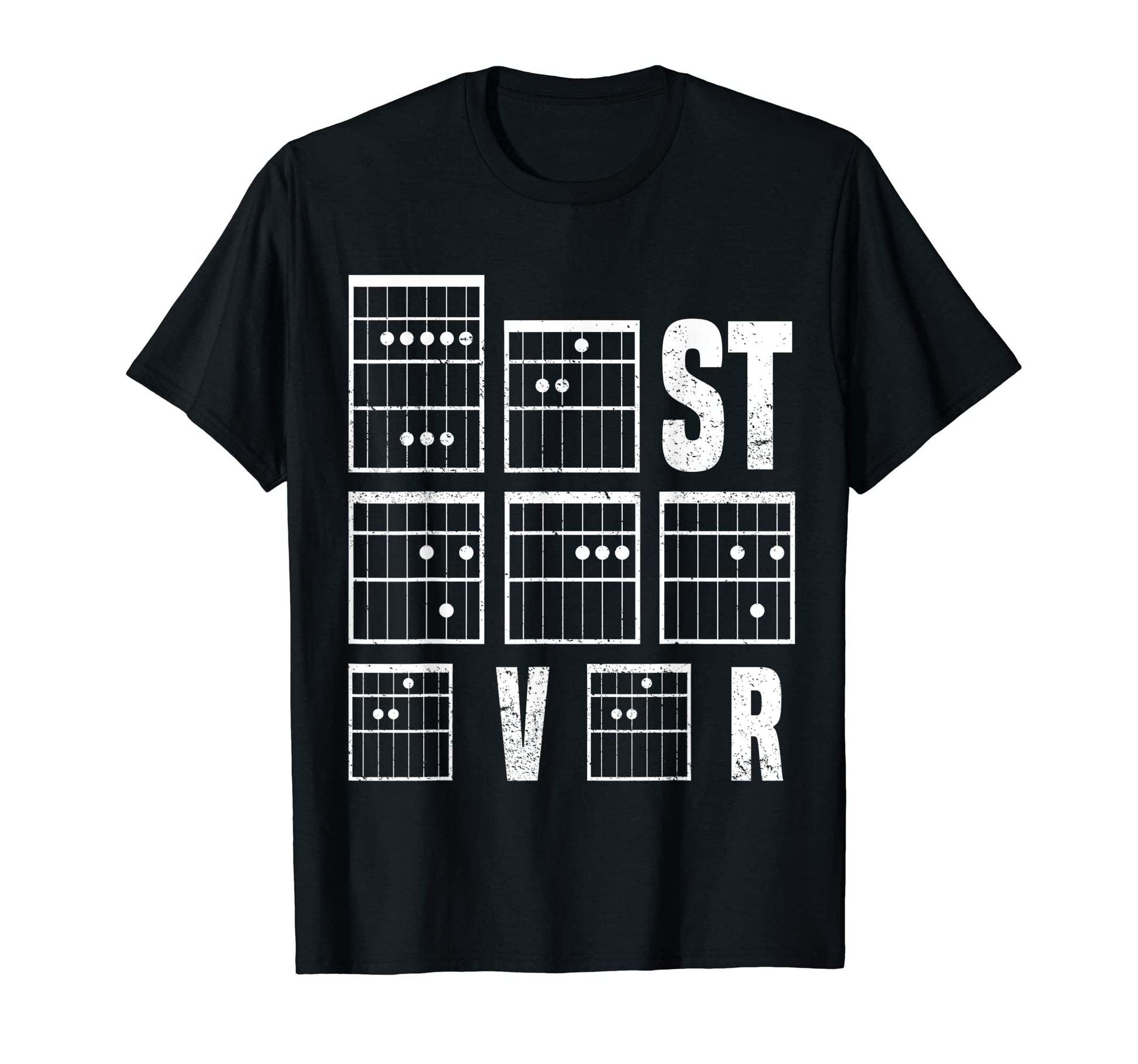 Guitar Player Guitar Chord Best Dad T-Shirt - Fun Novelty Design Men Women - T-Shirt, Sweatshirt, Hoodie