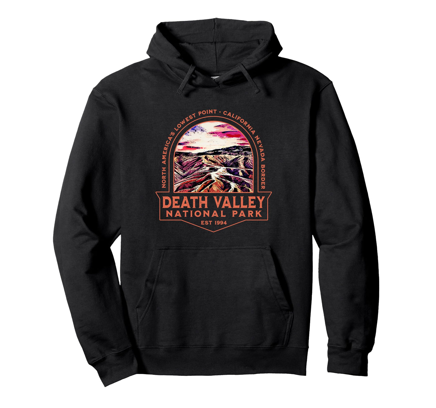 Death Valley National Park Hiking Camping Hoodie - Unique Graphic Unisex - T-Shirt, Sweatshirt, Hoodie