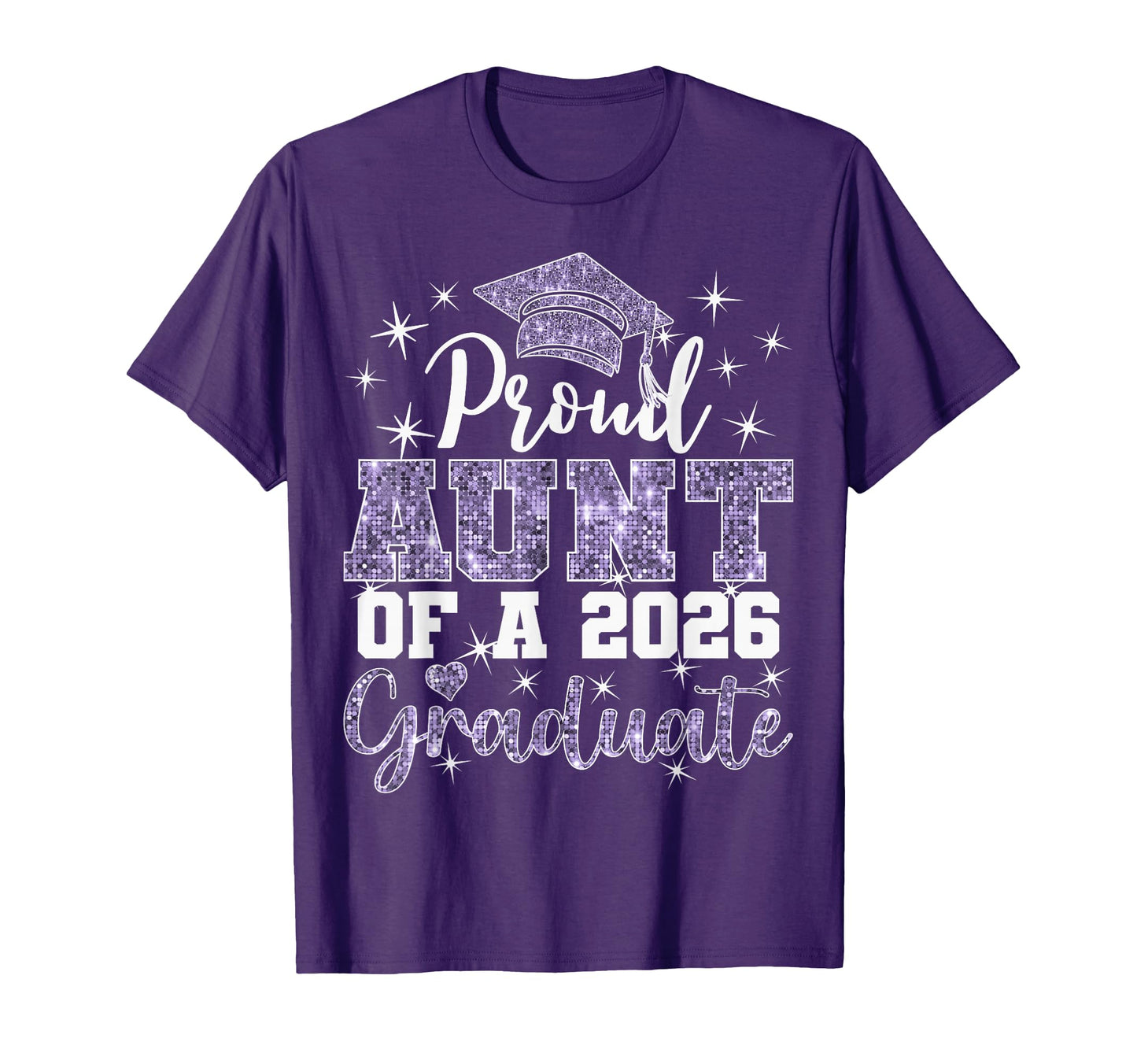 Super Proud Aunt 2026 Graduate Senior T-Shirt - Unique Graphic Unisex - T-Shirt, Sweatshirt, Hoodie