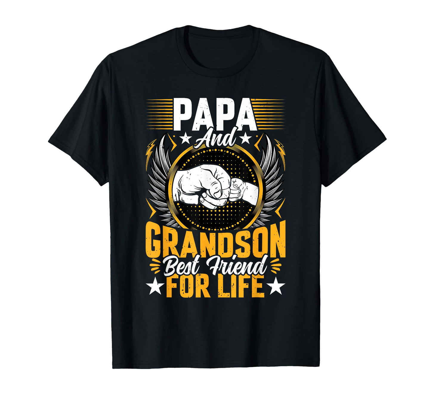 Papa And Grandson Best Friend Life T-Shirt - Trendy Graphic for Adults - T-Shirt, Sweatshirt, Hoodie