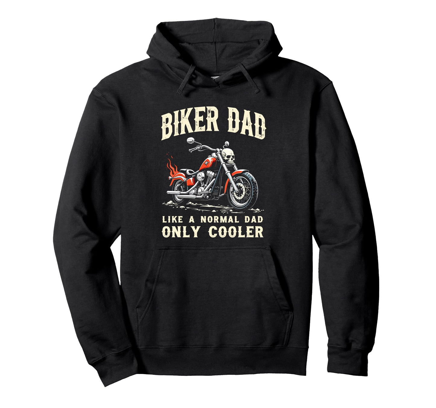 Father Rider Biker Dad Fathers Day Hoodie - Fun Novelty Design Men Women - T-Shirt, Sweatshirt, Hoodie