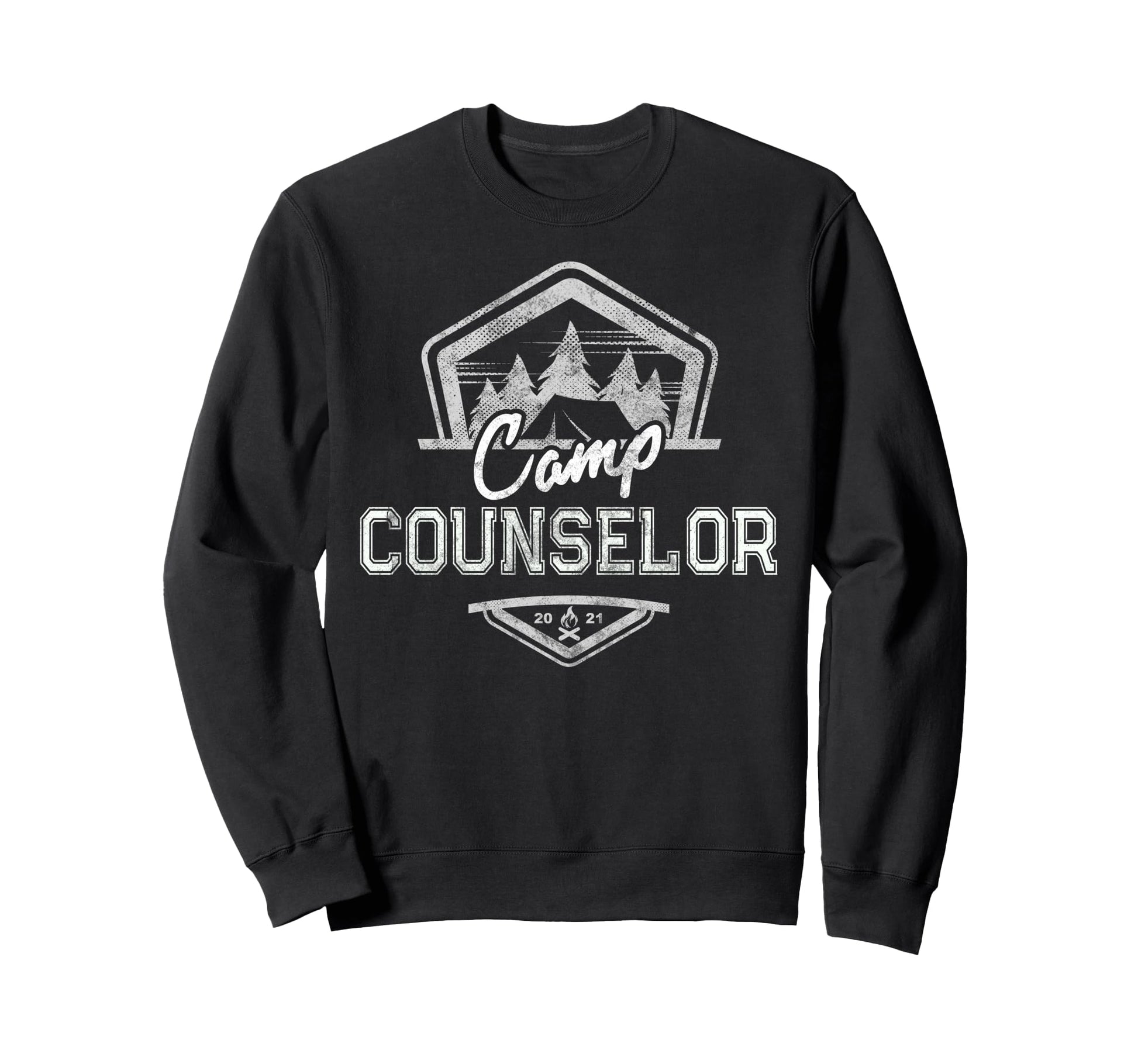 Camp Counselor Campground Crew Sweatshirt - Trendy Graphic Men Women - T-Shirt, Sweatshirt, Hoodie