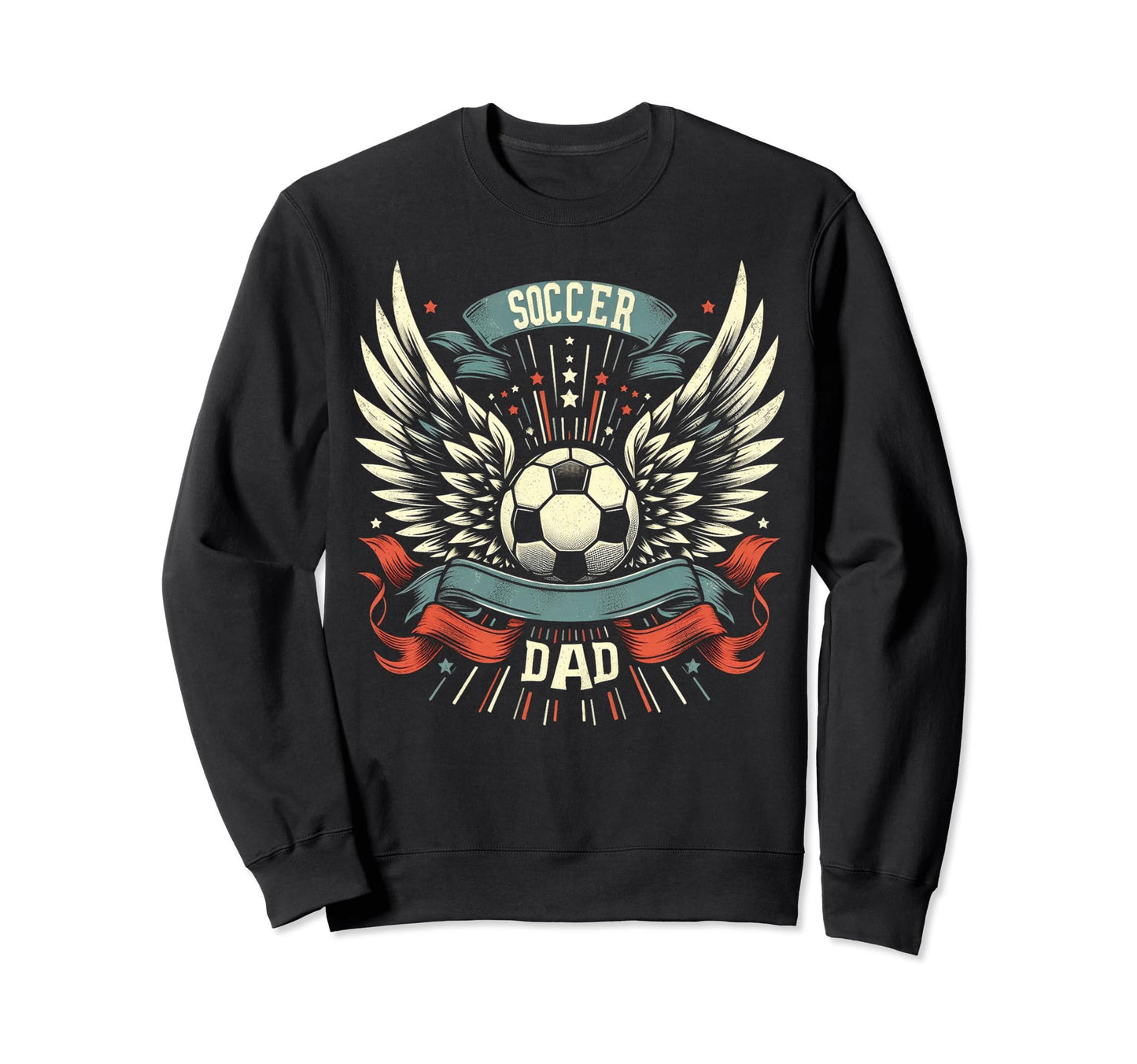 Soccer Dad Family Matching Dad Fathers Sweatshirt - Trendy Graphic Unisex - T-Shirt, Sweatshirt, Hoodie