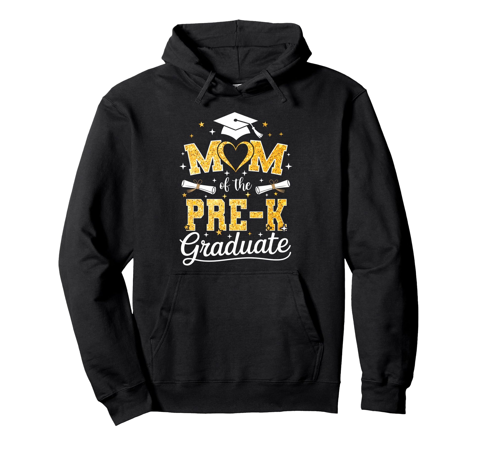 Mom Pre K Graduate Senior Graduation Hoodie - Trendy Graphic for Adults - T-Shirt, Sweatshirt, Hoodie