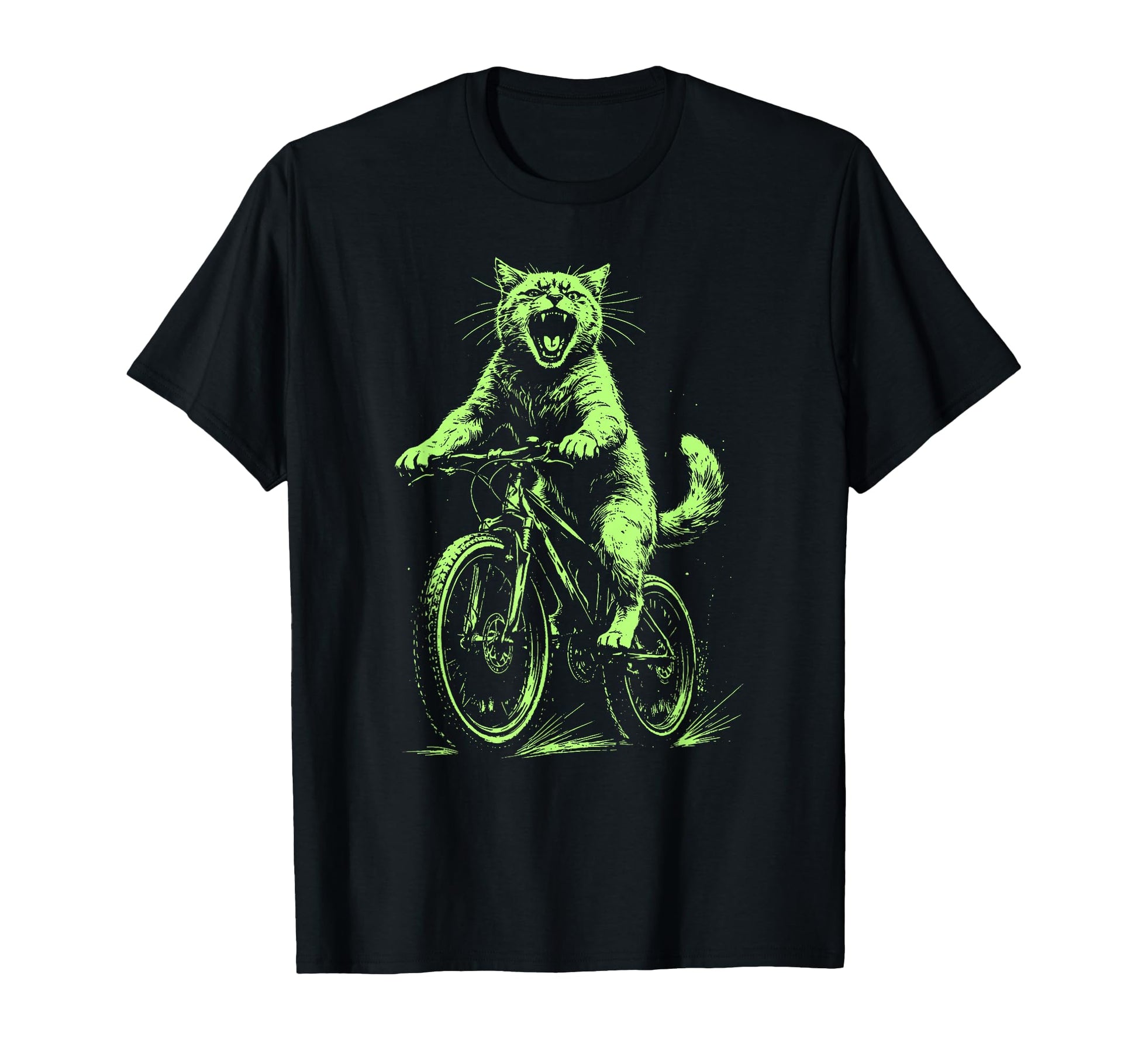 Funny Cat Going Cycling Cat Dad Cat Mom T-Shirt - Novelty Apparel Men Women - T-Shirt, Sweatshirt, Hoodie