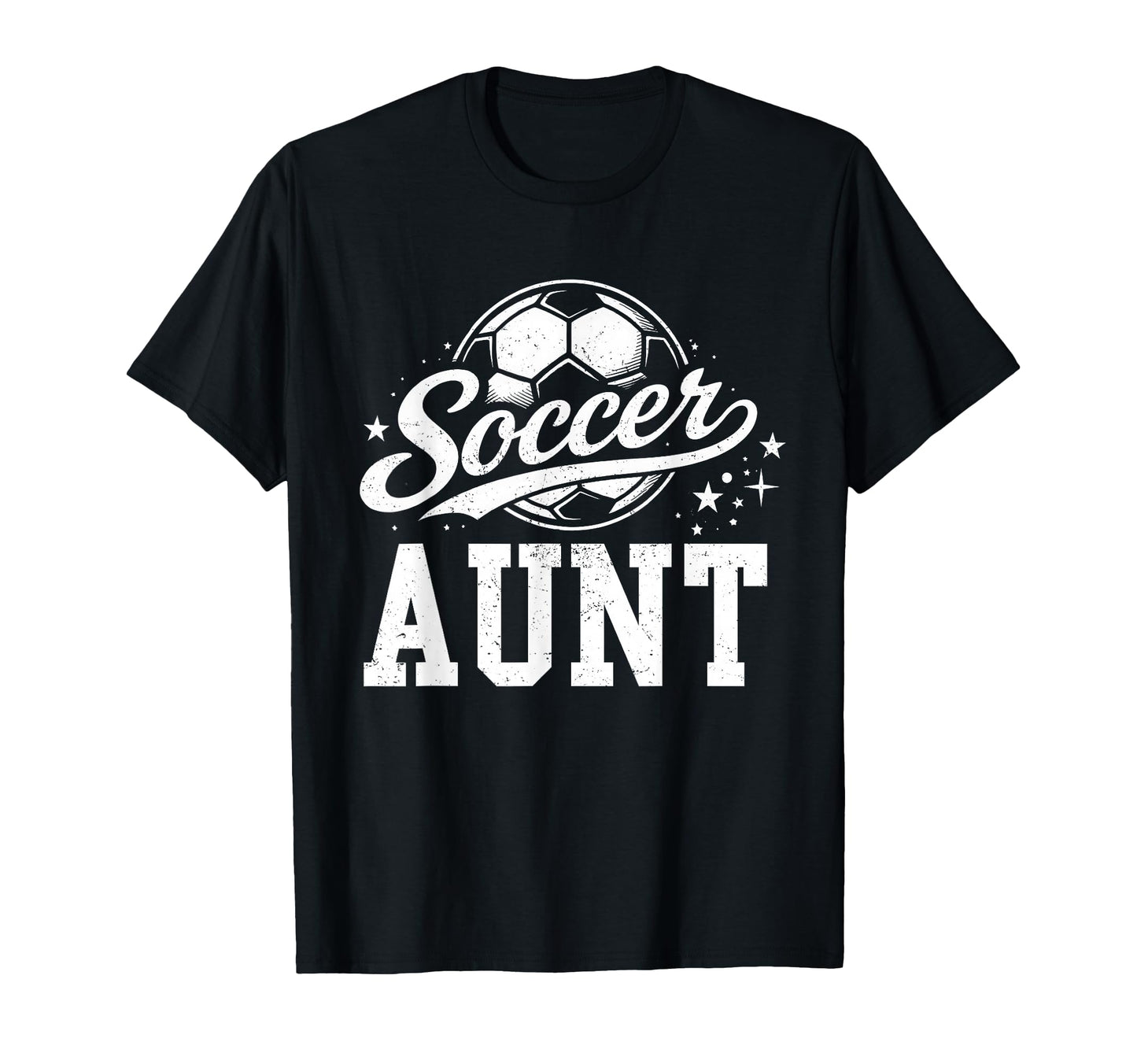 Soccer Aunt Family Matching Soccer T-Shirt - Minimalist Print Men Women - T-Shirt, Sweatshirt, Hoodie