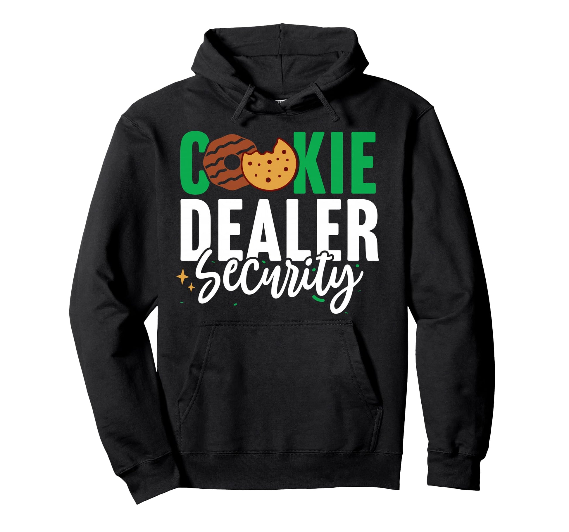 Funny Cookie Dealer Security Cookie Hoodie - Novelty Apparel for Adults - T-Shirt, Sweatshirt, Hoodie